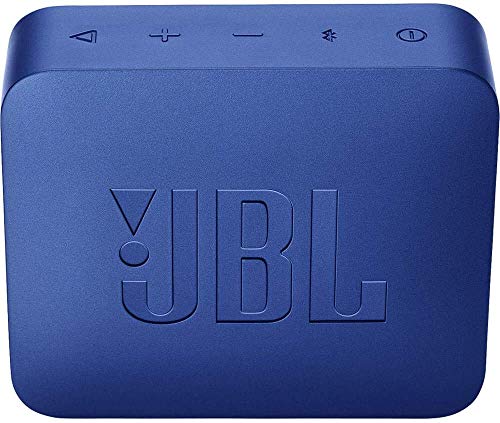 JBL GO2 Portable Bluetooth Speaker with Rechargeable Battery, Waterproof, Built-in Speakerphone, Blue