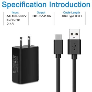 USB Charger Compatile for Kyocera DuraForce Pro 2 E6910 E6920,Kyocera Duraxv Extreme E4810 with 6FT USB C Fast Charging Cable Power Cords,USB Charger Cable for Kyocera Phone