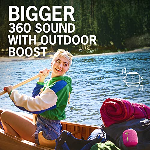 Ultimate Ears WONDERBOOM 3 Wireless Portable Waterproof Bluetooth Speaker with Bigger, Bassy-er 360 Degree Sound, Outdoor Boost Equalizer with Signature Series Shockproof Water Resistant Case