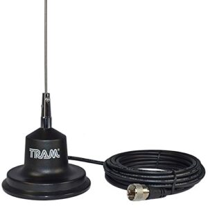 cb antenna 4″ magnet kit w/rg-58 coax & rubber boot, tram 300
