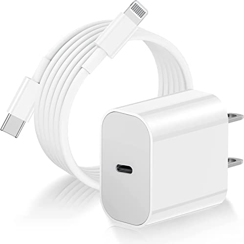 for Apple iPhone 13 Pro Max Charger Fast Charging,[ MFi Certified] iPad 20W Rapid USB C Wall Super Fast Chargers Block/Power Plug with 6Ft Type C to Lightning Cable for iPhone 14 13 12 11Pro Max