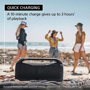 Sony - Portable Bluetooth Speaker - Black (Renewed)