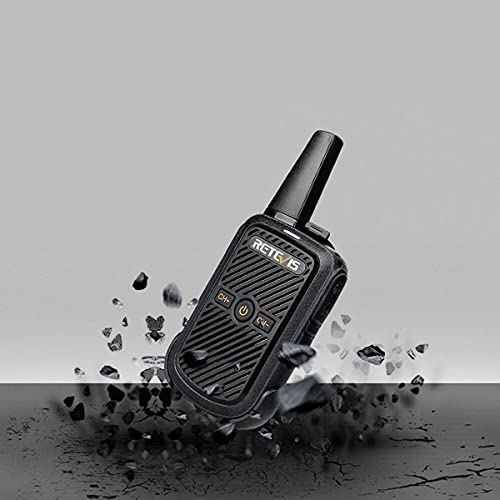 Retevis RT15 Walkie Talkies Rechargeable Long Range, Mini 2 Way Radios, USB Fast Charging, Hands-Free, for Restaurant Retail Healthcare(10 Pack)