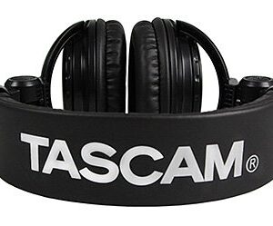 Tascam TH-02 Closed Back Studio Headphones, Black