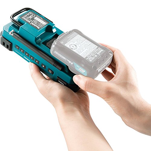 Makita RM02 12V max CXT® Lithium-Ion Cordless Compact Job Site Radio, Tool Only