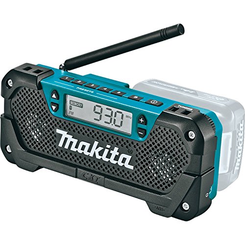 Makita RM02 12V max CXT® Lithium-Ion Cordless Compact Job Site Radio, Tool Only