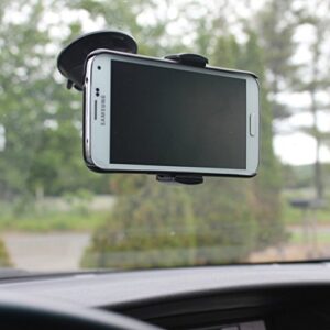 BLU R1 HD, Advance 5.0 Compatible Premium Compact Car Mount Windshield Glass Holder Dock