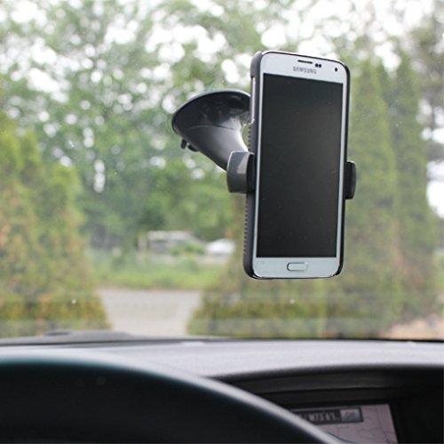 BLU R1 HD, Advance 5.0 Compatible Premium Compact Car Mount Windshield Glass Holder Dock