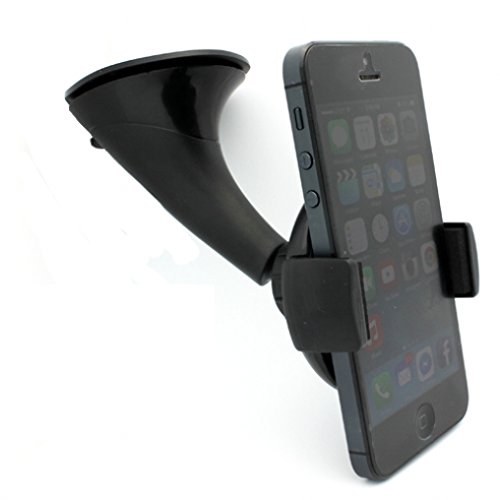 BLU R1 HD, Advance 5.0 Compatible Premium Compact Car Mount Windshield Glass Holder Dock