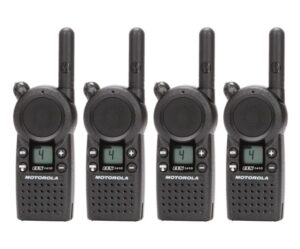 4 pack of motorola cls1410 two way radio walkie talkies (uhf)