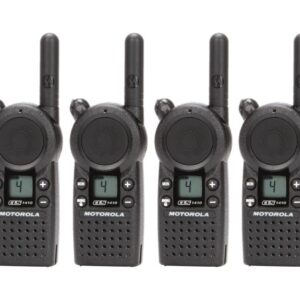 4 Pack of Motorola CLS1410 Two Way Radio Walkie Talkies (UHF)