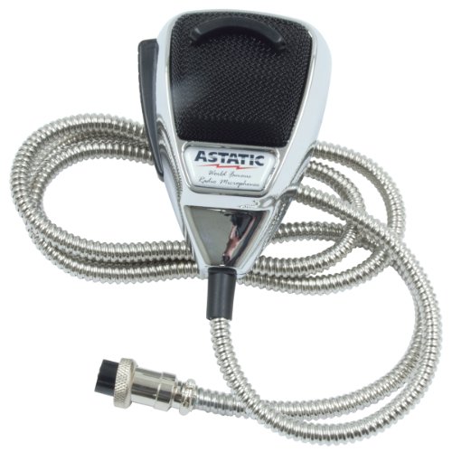 ASTATIC 302-10187 4-Pin Noise-Cancelling Microphone (Chrome)