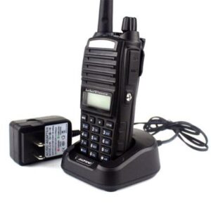 BaoFeng UV-82C Dual-Band 136-174/400-520 MHz FM Ham Two-Way Radio, Transceiver, HT with Battery, Earpiece, Antenna, Charger