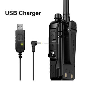 BaoFeng UV-S9 Plus 8W High Power 2200mAh Large Battery Tri-Power Portable Two-Way Radio with 15.1Inch 771 Antenna