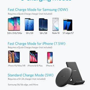 Anker Wireless Chargers Bundle, PowerWave Pad & Stand Upgraded, Qi-Certified, Fast Charging iPhone 12, 12 Mini, 12 Pro, Max, SE, 11, 11 Pro, 11 Pro Max, Xs Max, Galaxy S20, Note 10 (No AC Adapter)