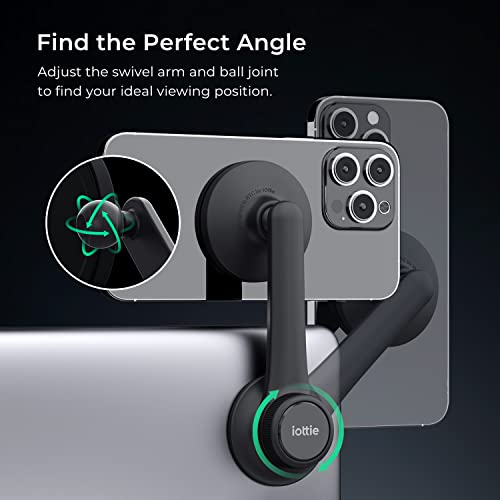 iOttie Terus MagSafe Compatible Monitor Mount for Tesla Model 3 and Model Y. Designed for MagSafe iPhones Including iPhone 12, iPhone 13, and iPhone 14