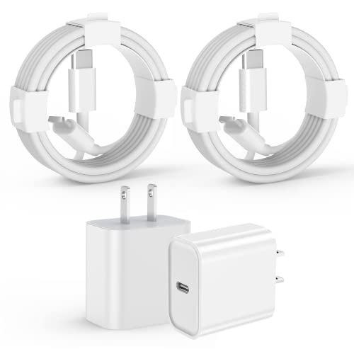 Suitable for iPhone 14 13 12 Fast Charge [Apple MFi Certification] 2 Sets of 20W Suitable for PD Super Fast iPhone Charger, Compatible with iPhone 14/14 Pro/14 Pro Max/14 Plus/13/12/11/Pro Max/Mini