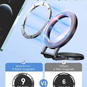 enGMOLPHY Compatible with MagSafe Car Mount [All Metal Design] Magnetic Dashboard Phone Holder for Car [4LB Magnet Power] Fit for Magsafe iPhone 14 13 12 Pro/Max/Mini/Plus MagSafe Case