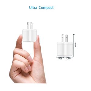 USB Wall Charger Block,ZLONXUN 3-Pack 5V Charger Plug Charging Cube Compatible with iPhone, iPod,Watch,eReader and More (3 Pack)