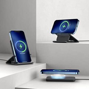 Wireless Charger [2 Pack], 2 in 1 Wireless Charger Stand, JSAUX 10W Wireless Charging Stand Compatible with iPhone 14/14 Pro/14 Plus/14 Pro Max/13/12/11, Samsung Galaxy S23/S23 Ultra/S22/S22 Ultra/S21