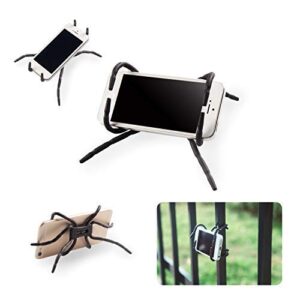 2pack phone holder universal multi-function flexible grip holder phone car holder mount stand for smartphone (black)
