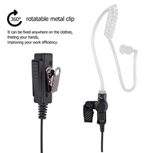 Compatible with Baofeng UV-5R BF-F8HP UV-82 Radios Earpiece Kenwood 2 Pin Two Way Radio Headset Walkie Walkie Surveillance Kit Police Headphone