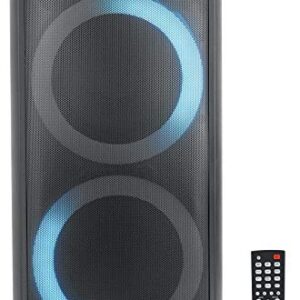 Rockville Rock Party 8 Dual 8" Battery Powered Home/Portable Bluetooth Speaker