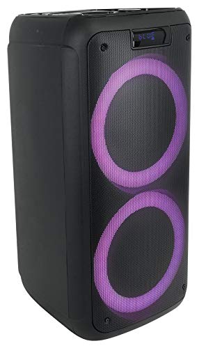 Rockville Rock Party 8 Dual 8" Battery Powered Home/Portable Bluetooth Speaker