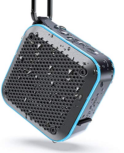 LEZII Shower Bluetooth Speaker, IPX7 Waterproof Portable Speakers with Loud HD Sound, Mini Wireless Speaker with TWS Stereo, Shower Radio for Bathroom, Kayak, Pool, Beach, Bike, Gifts for Men, Women