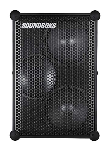 SOUNDBOKS (Gen.3, Black - Loudest Portable Bluetooth Performance Speaker (126 dB, Wireless, BT 5.0, Swappable Battery, 40Hr Playtime, Big, Powerful Subwoofer, Waterproof, Outdoor, Party Boombox)