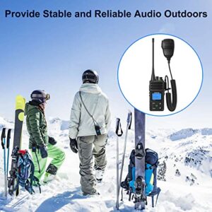 SAMCOM 2 Way Radios Walkie Talkies Long Range, Walkie Talkies with Speaker Mic, 5W High Power Two Way Radios, Manufacturing, Industrial, Worksite(4 Pack)