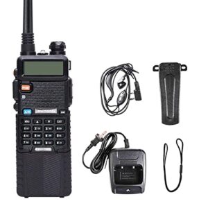 baofeng uv-5r dual band two way radio with 3800mah li-ion battery, walkie talkie,upgrade version(144-148/420-450mhz)