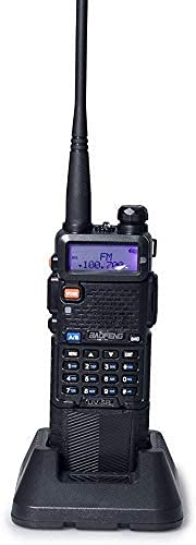 Baofeng UV-5R Dual Band Two Way Radio with 3800mAh Li-ion Battery, Walkie Talkie,Upgrade Version(144-148/420-450Mhz)