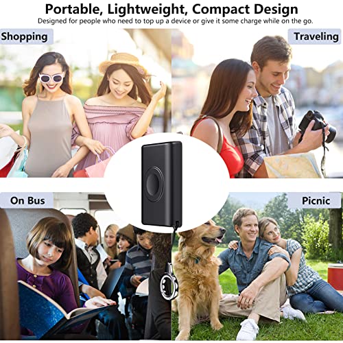 Mini Portable Apple Watch and Phone Charger, Compact & Lightweight, 3000mAh Wireless Magnetic Power Bank for iPhone 14/13/12/Apple Watch Ultra/Series 8 7 6 SE 5 4, Mag-Safe Battery Pack Travel Charger