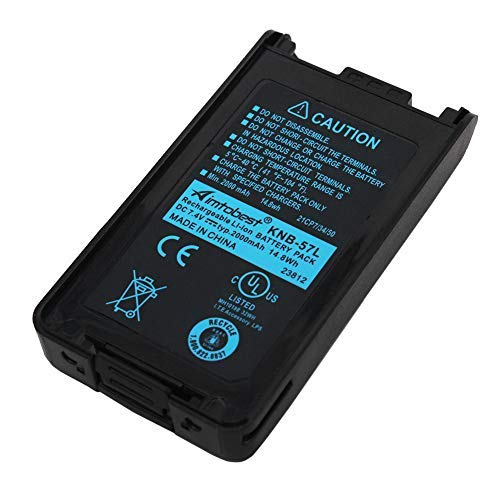 Aimtobest KNB-57L 2000mAh Li-ion Battery Compatible for Kenwood Radio TK-2140 TK-3140 TK-2170 TK-3170 TK-2160 TK-3160 TK-3360 NX-220 NX-320 KNB-35L KNB-55L KNB-24L