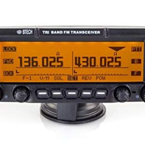 BTECH Mobile UV-50X3 50 Watt Tri-Band Radio: VHF, 1.25M, UHF, Amateur and Commercial Radio