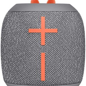 Logitech WONDERBOOM 2 Portable Waterproof Bluetooth Speaker - Wireless Boom Box - Non-Retail Packaging (Crushed Ice Grey)