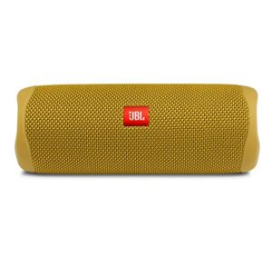 jbl flip 5 waterproof portable bluetooth speaker – yellow (renewed)
