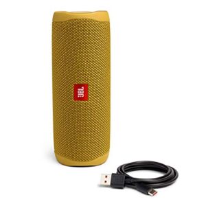 JBL FLIP 5 Waterproof Portable Bluetooth Speaker - Yellow (Renewed)