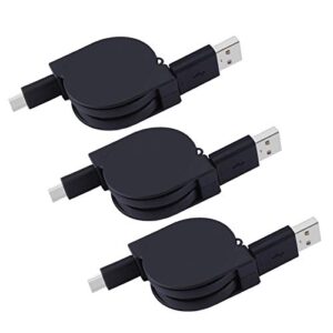 retractable usb type c cable type c charger usb c to usb a data sync charging cord note 8 charger for samsung galaxy note 9,s22 s9 s8 plus,google pixel 6 5 2xl,lg g5 g7 v35 thinq,v30,zte blade z max x