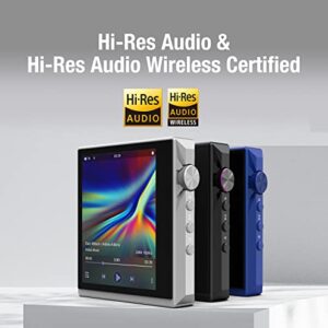 Hidizs AP80 PRO-X Portable Balanced Lossless MQA Bluetooth Music Player with Dual ESS9219C DAC Chips and Supports MQA 8X/LDAC/apt-X/AAC/USB DAC/DSD256/HiBy Link Hi-Res Audio Wireless DAP (Black)
