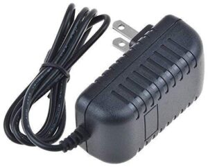 kircuit ac dc adapter power charger cord for sylvania sdvd1030-c portable dvd player 10″