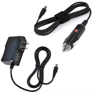 (taelectric) car charger+ac/dc power adapter for rca drc99371 e drc6289 e portable dvd player