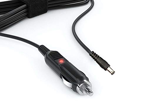 (Taelectric) Car Auto Charger+AC Power Adapter Cord for DBPower PD158 14" Portable DVD Player