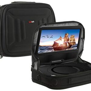 Navitech Portable DVD Player Headrest Car Mount/Carry Case Compatible with The Telesystem TS5011 9" | Telesystem TS5052 9"