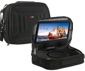 navitech portable dvd player headrest car mount/carry case compatible with the star wars (fits al sizes)