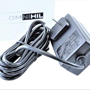 [UL Listed] OMNIHIL 8 Feet AC/DC Adapter Compatible with Mintek Portable DVD Player Cdq-5 Dvd-1710 Dvd-5820 Dvd-5830 Dvd-5861 Mdp-1010 Mdp-1020 Mdp-1030 Mdp-1060 Mdp-1070 Mdp-1700