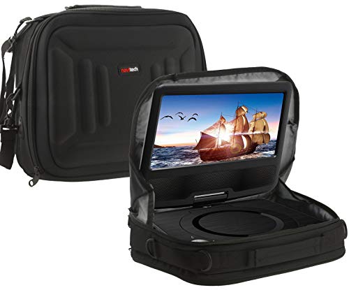 Navitech Portable DVD Player Headrest Car Mount/Carry Case Compatible with The Sylvania SDVD7051 7" | Sylvania Dual Screen 7"