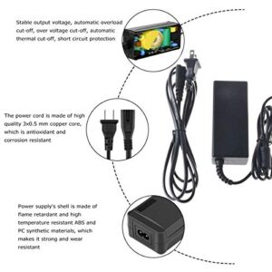 SupplySource 12V 5A AC/DC Adapter for DGM Digimate ETV-2293WH ETV-2493WHC ETV-2293WHC LTV-2287WHC Digital Ultra Thin LED LCD TV DVD Player 12VDC 12 Volts 5 Amps Power Supply Cord Charger PSU