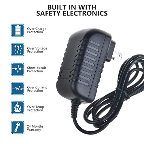 SupplySource Ac Power Adapter Cord for Sony DVP Portable DVD Players